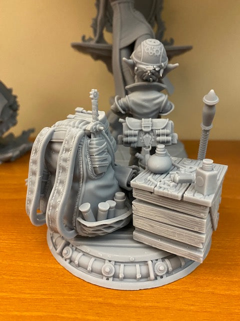 Alvynn the Alchemist (Version A) | 3D Printed Figure | Art Piece | Nerikson | Nerdy Creations