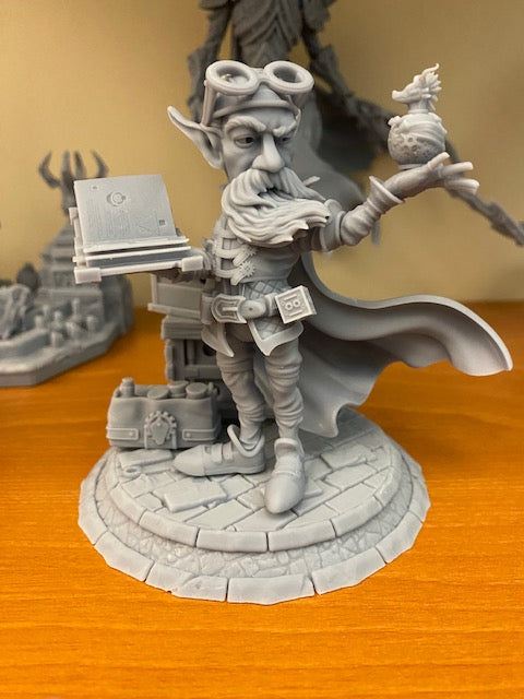 Alvynn the Alchemist (Version B) | 3D Printed Figure | Art Piece | Nerikson | Nerdy Creations