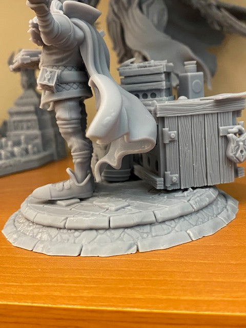 Alvynn the Alchemist (Version B) | 3D Printed Figure | Art Piece | Nerikson | Nerdy Creations