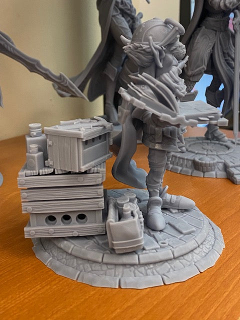Alvynn the Alchemist (Version B) | 3D Printed Figure | Art Piece | Nerikson | Nerdy Creations