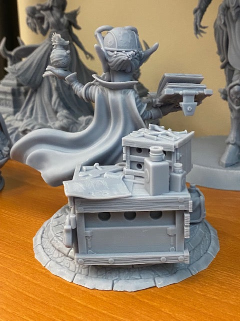 Alvynn the Alchemist (Version B) | 3D Printed Figure | Art Piece | Nerikson | Nerdy Creations