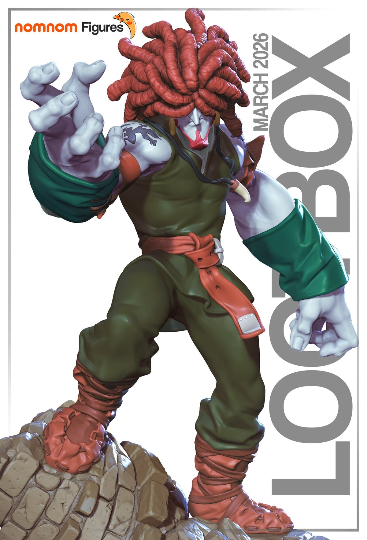 Amarant resin figure