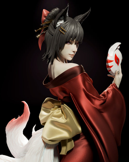Amaterasu resin figure