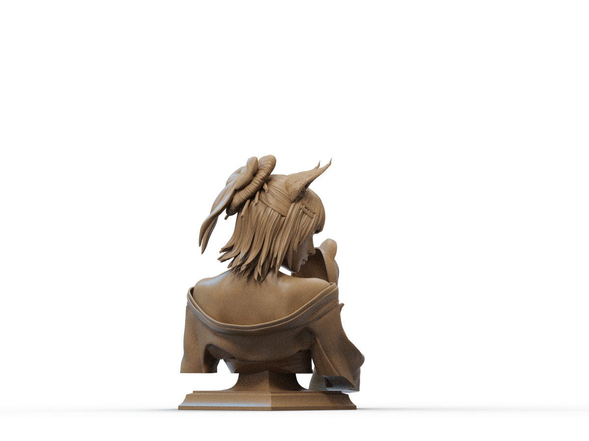 Amaterasu resin figure