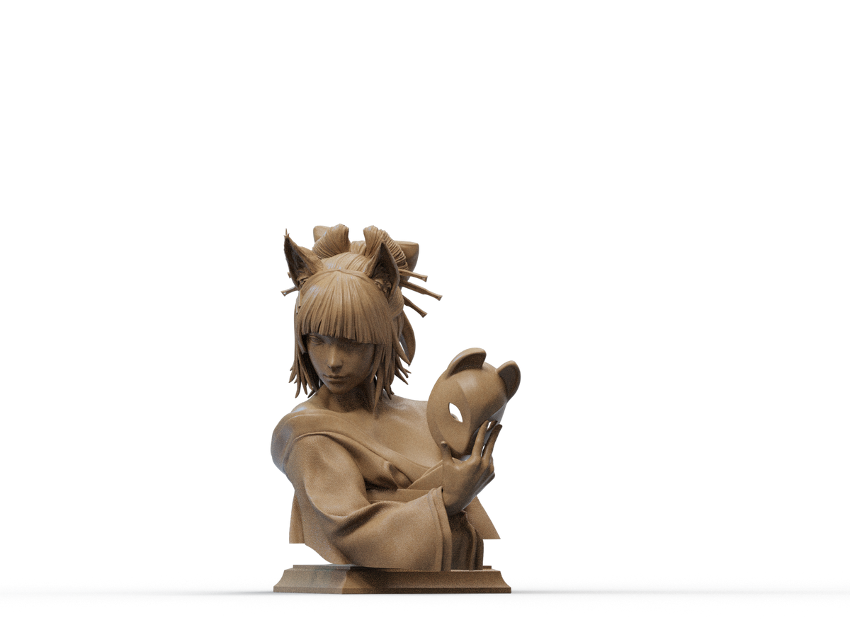 Amaterasu resin figure