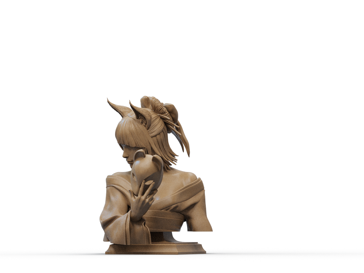 Amaterasu resin figure