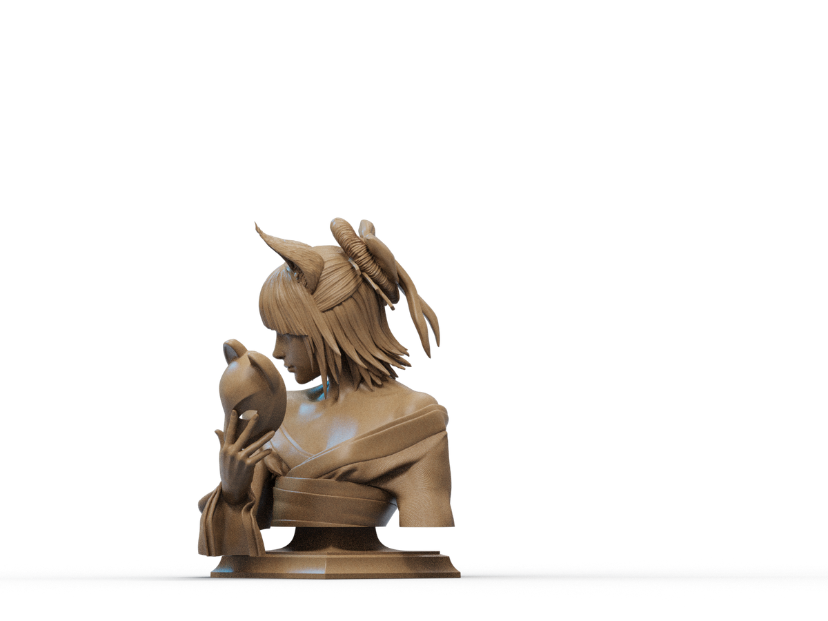 Amaterasu resin figure