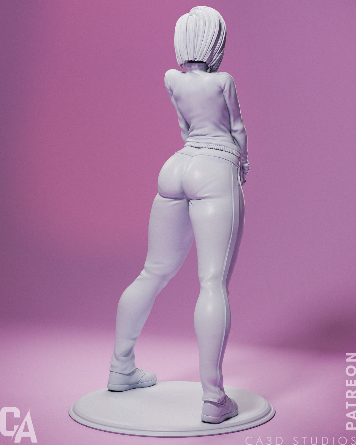 Android 18 resin figure