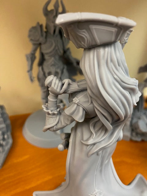 Anne, the Pirate Captain | 32mm–210mm | 3D Printed Figure | Art Piece | Nerikson | Nerdy Creations