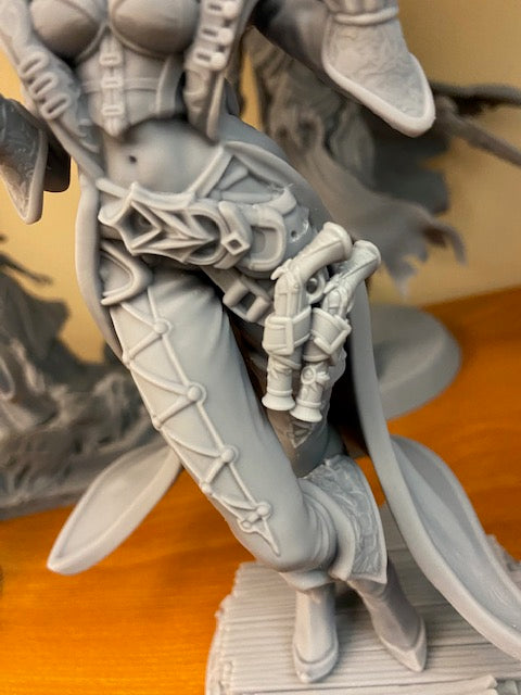 Anne, the Pirate Captain | 32mm–210mm | 3D Printed Figure | Art Piece | Nerikson | Nerdy Creations