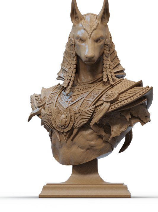 Anubis resin figure