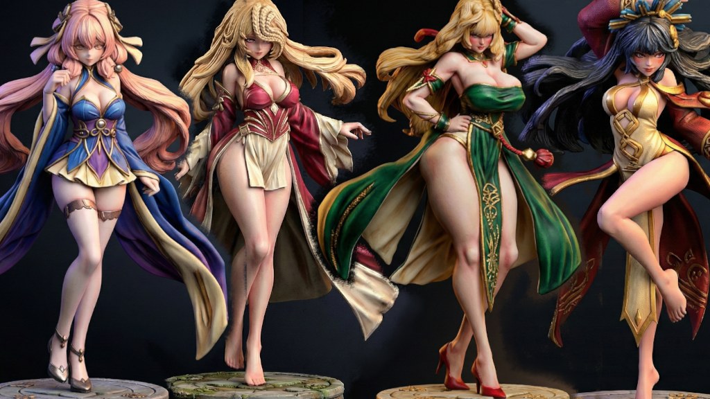 Arcana Maidens resin figure