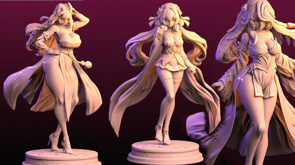 Arcana Maidens resin figure