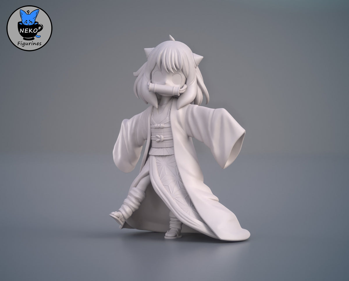 Anya Forger x Demon Slayer resin figure