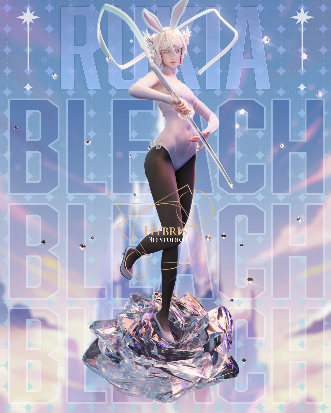 Rukia Kuchiki resin figure