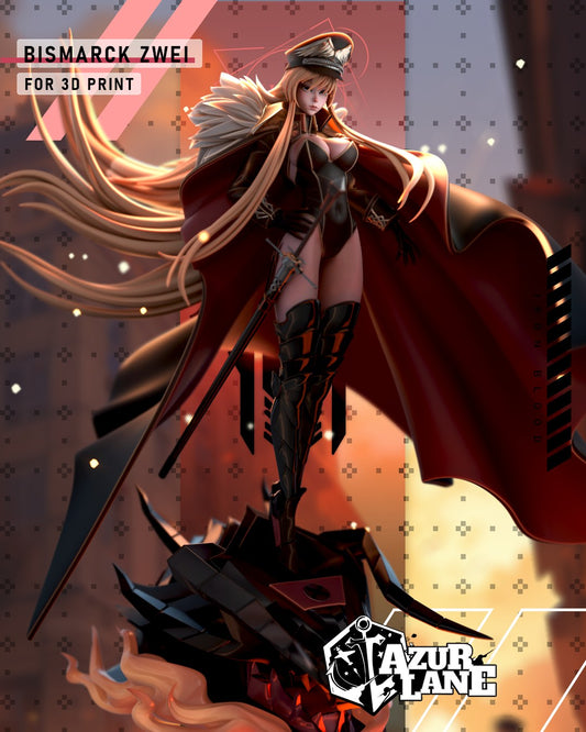 Bismarck resin figure