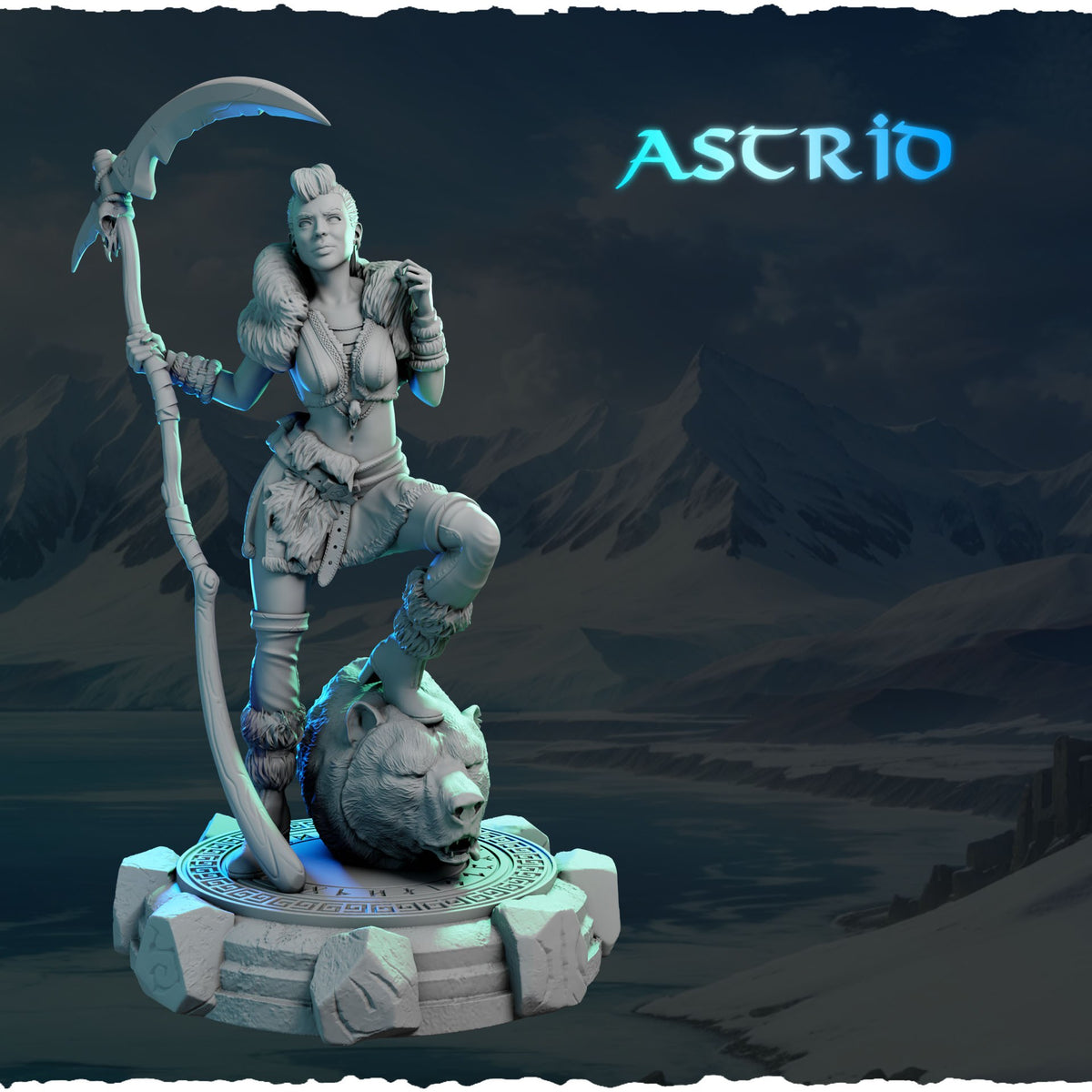 Astrid resin figure