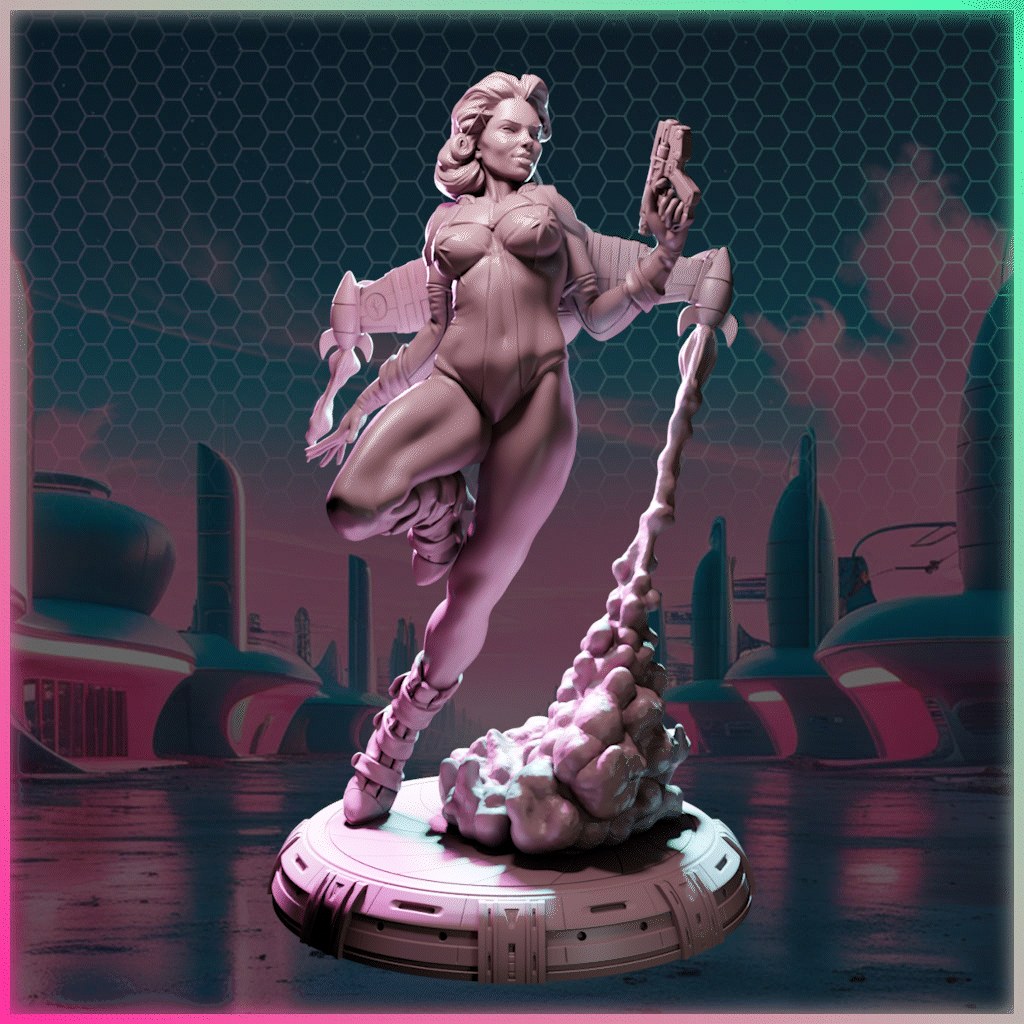 Aurora Vortex resin figure