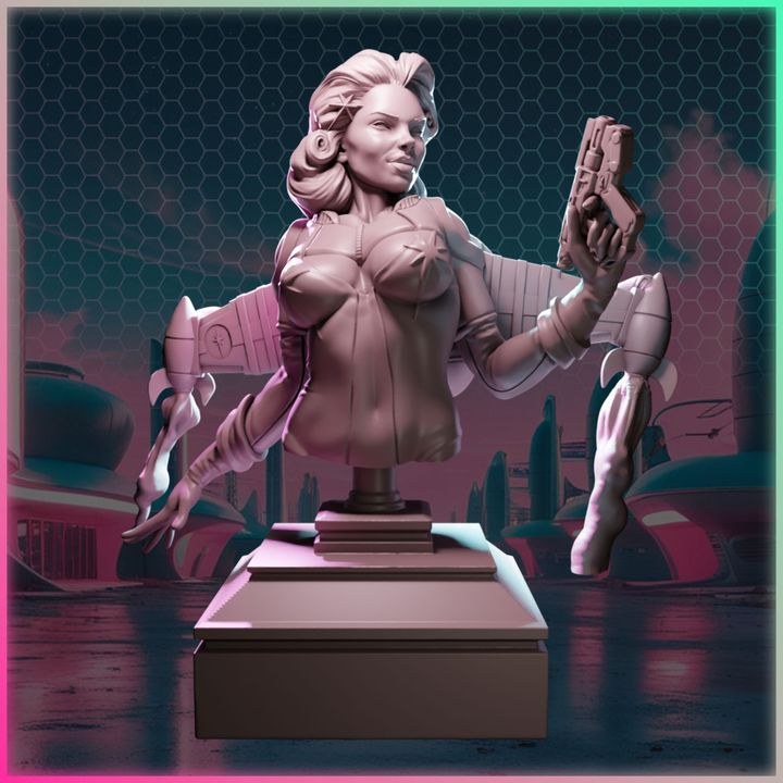Aurora Vortex resin figure