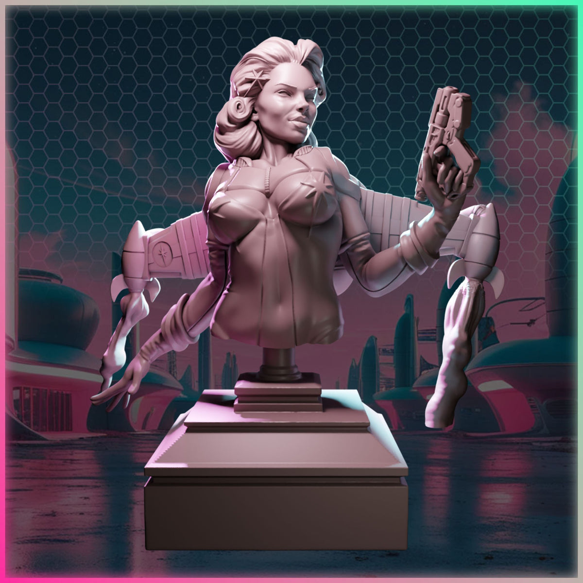 Aurora Vortex resin figure