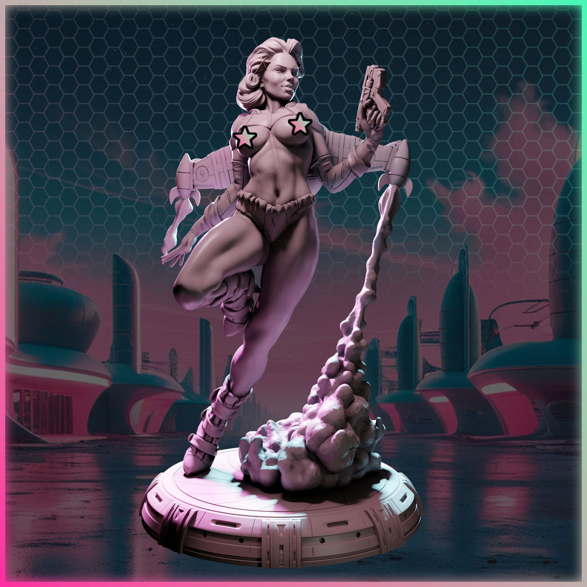 Aurora Vortex resin figure