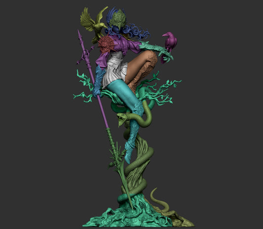 Lenora and Dareios Doirama | 3D Printed Resin Figure | CA3D Studios | Nerdy Creations