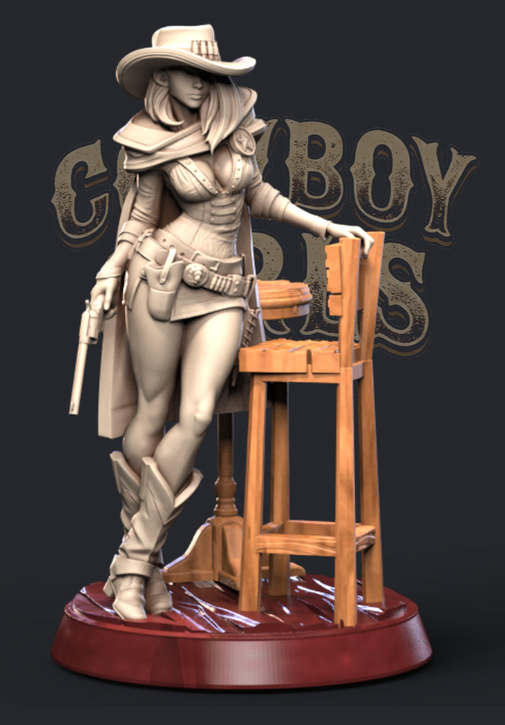 Ember Belle resin figure