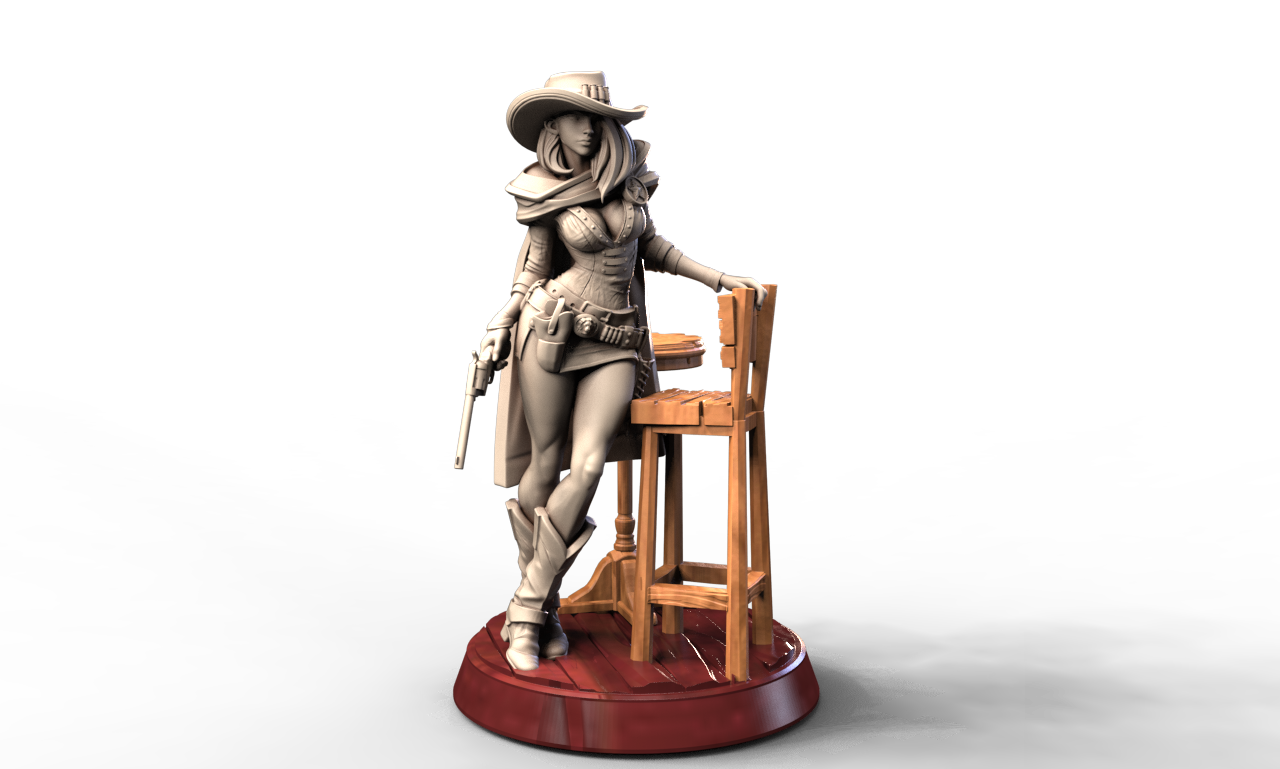 Ember Belle resin figure