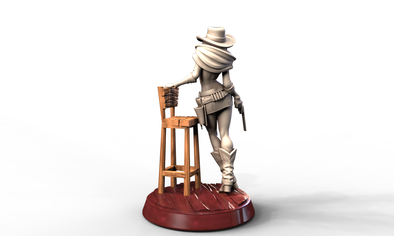 Ember Belle resin figure