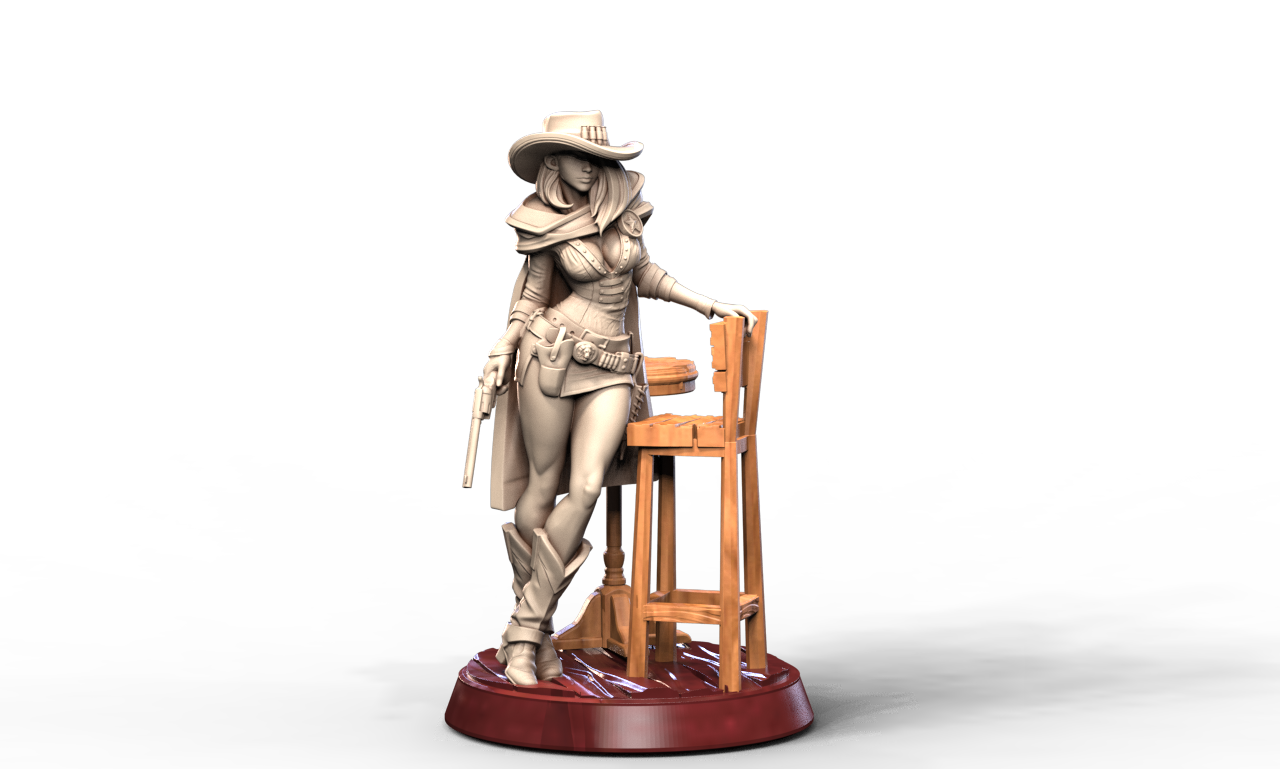Ember Belle resin figure