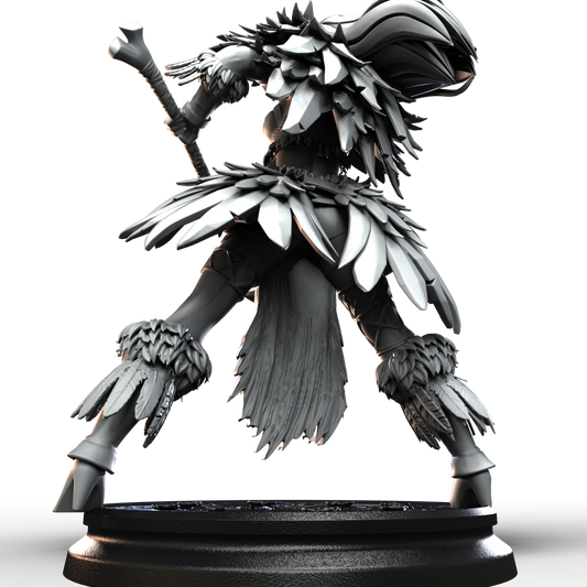 3. Vira the Winter Huntress (Adult) - Broken Sword Miniatures 3D printed resin figure
