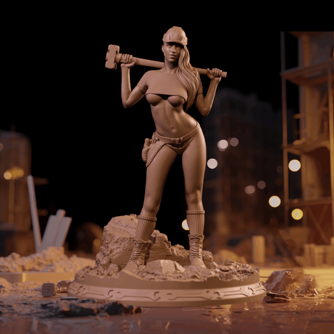 CHOLE resin figure