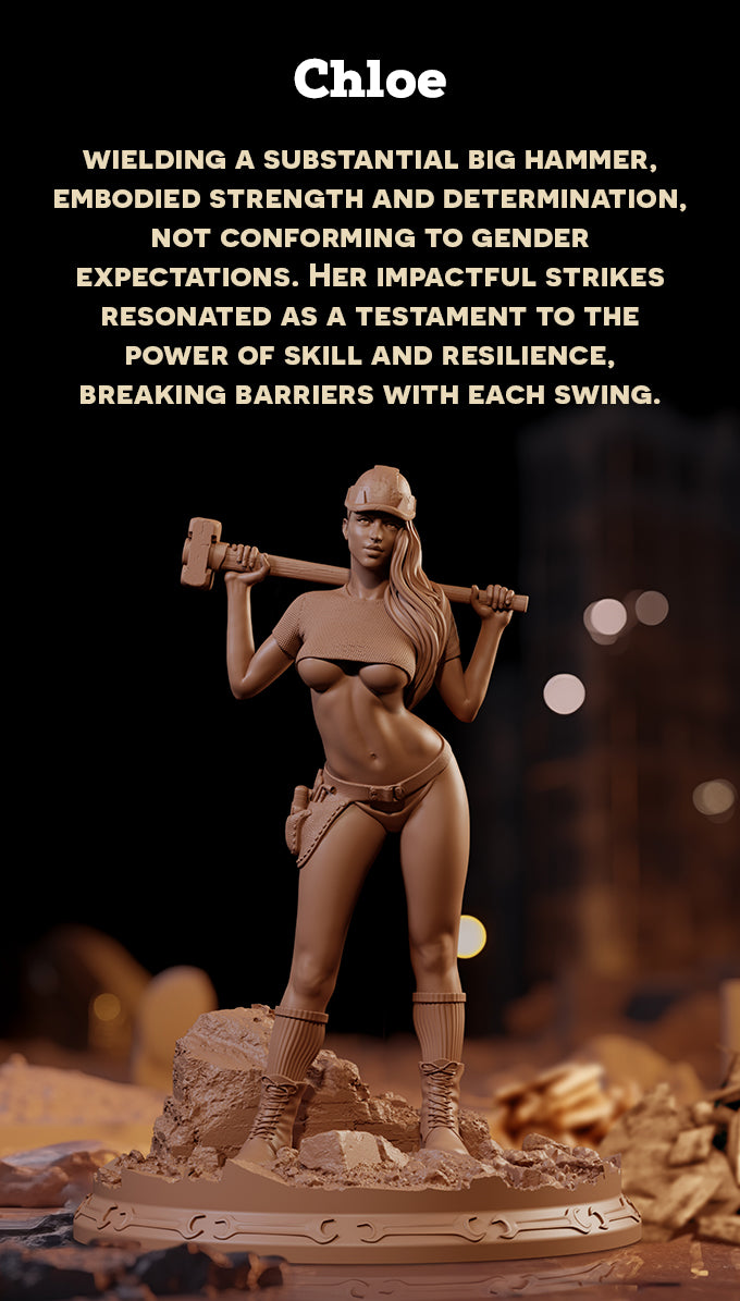 CHOLE resin figure