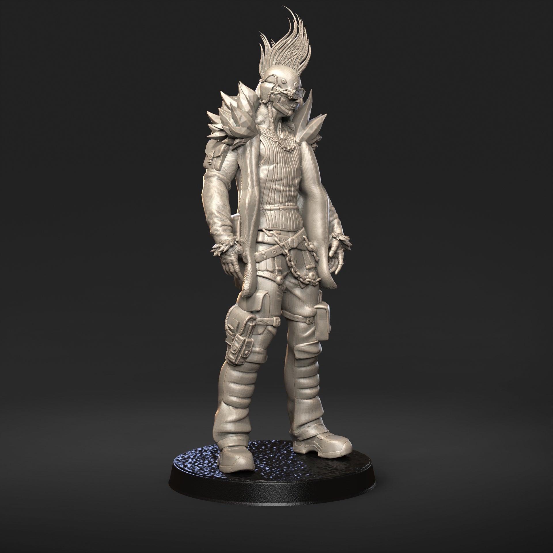 CYBERPUNK resin figure