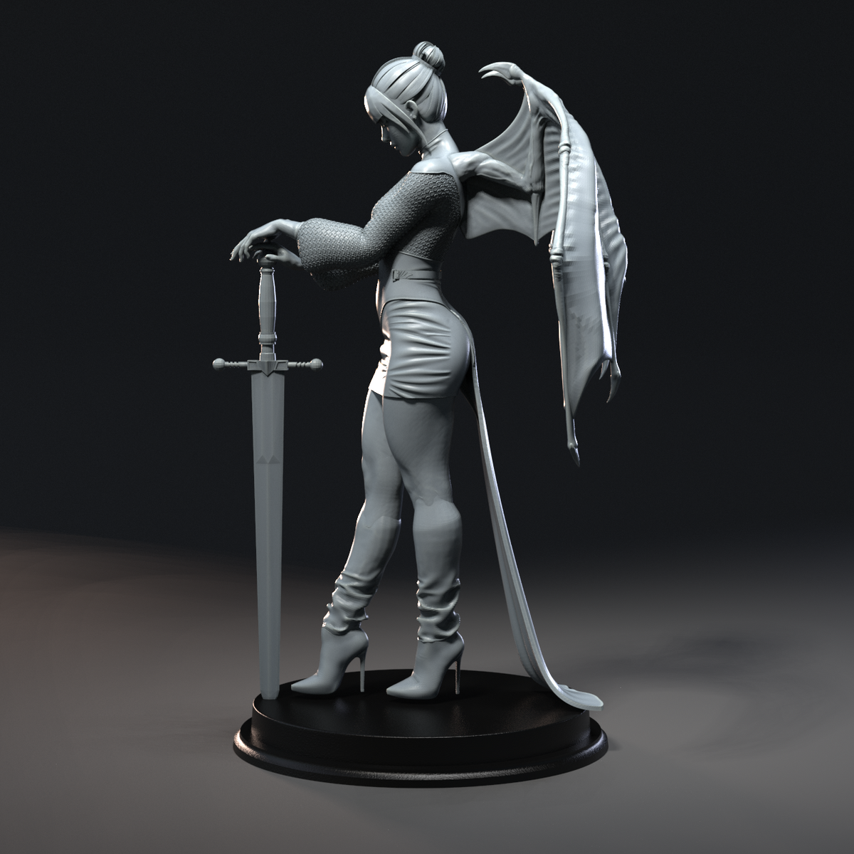 Carmilla Nocturne resin figure
