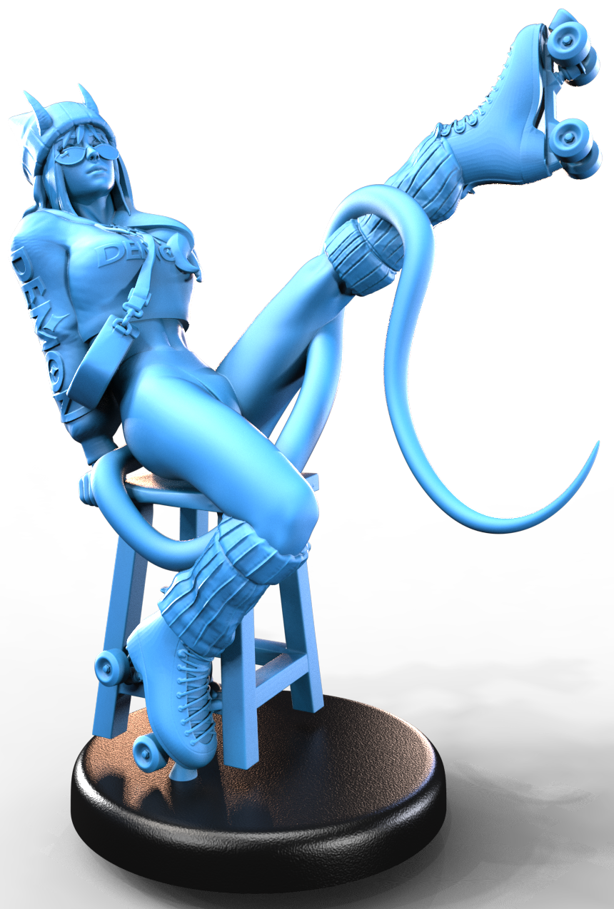 Cherry Redtail - Broken Sword Miniatures 3D printed resin figure