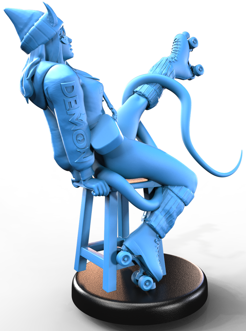 Cherry Redtail resin figure