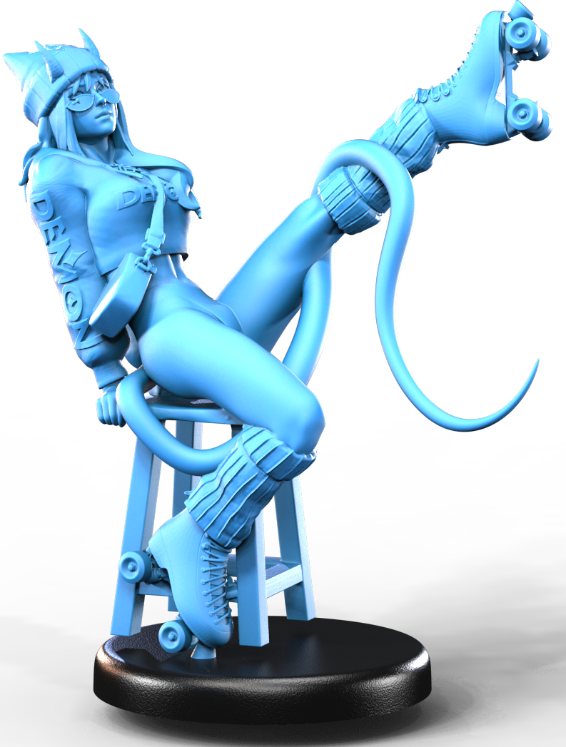 Cherry Redtail resin figure