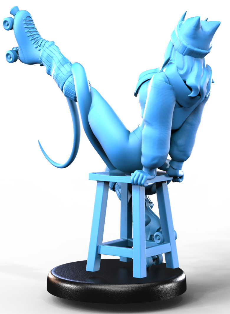 Cherry Redtail resin figure