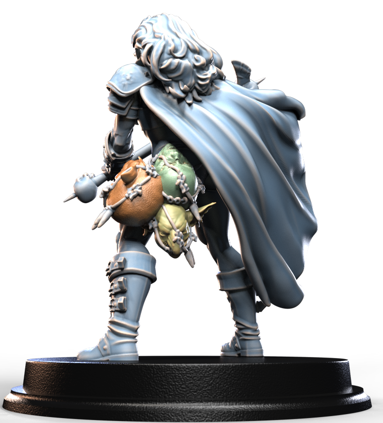DRAGON HUNTRESS resin figure