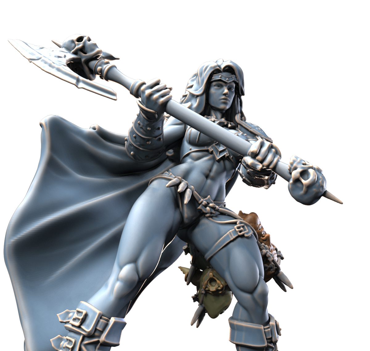 DRAGON HUNTRESS resin figure