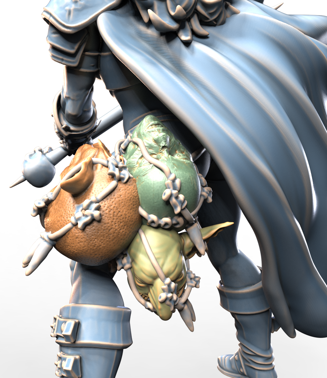 DRAGON HUNTRESS resin figure