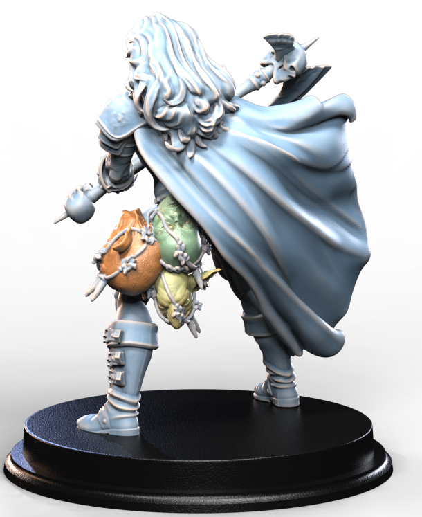 DRAGON HUNTRESS resin figure