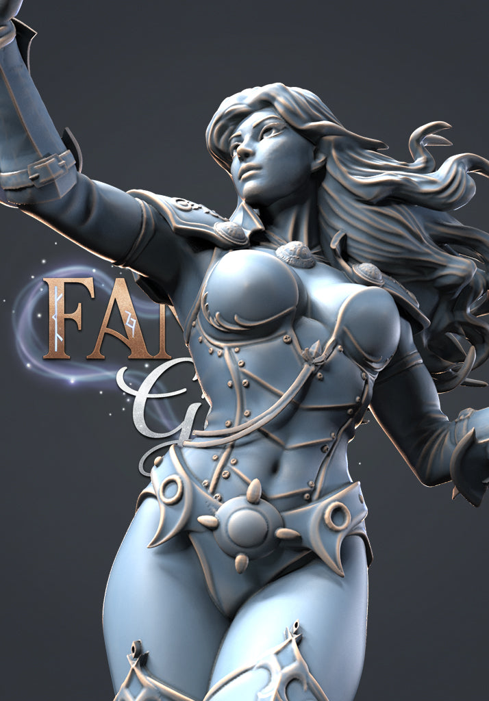 Elandra Solvane resin figure