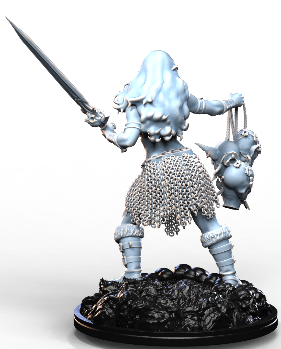 GOBLIN HUNTRESS resin figure