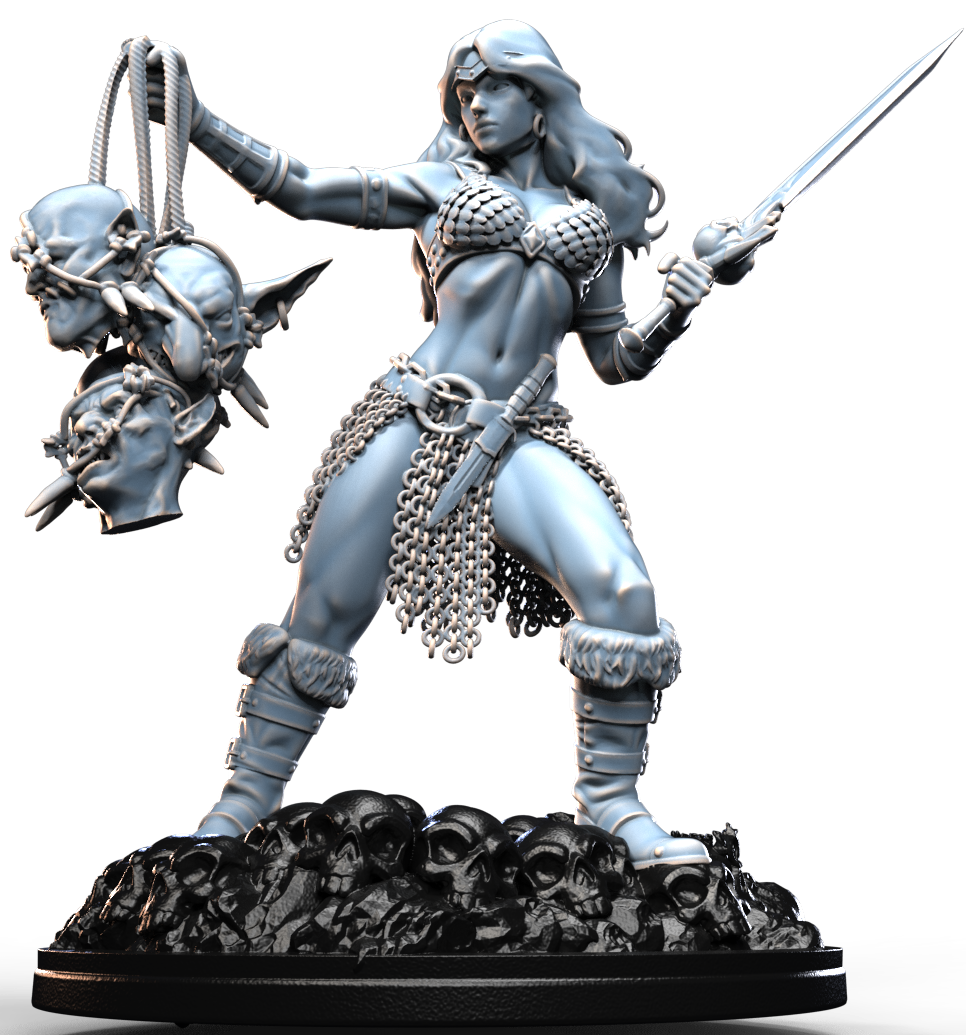 GOBLIN HUNTRESS resin figure