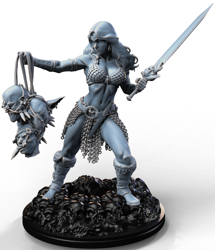 GOBLIN HUNTRESS resin figure