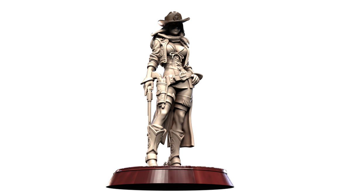 Hazel Colt resin figure