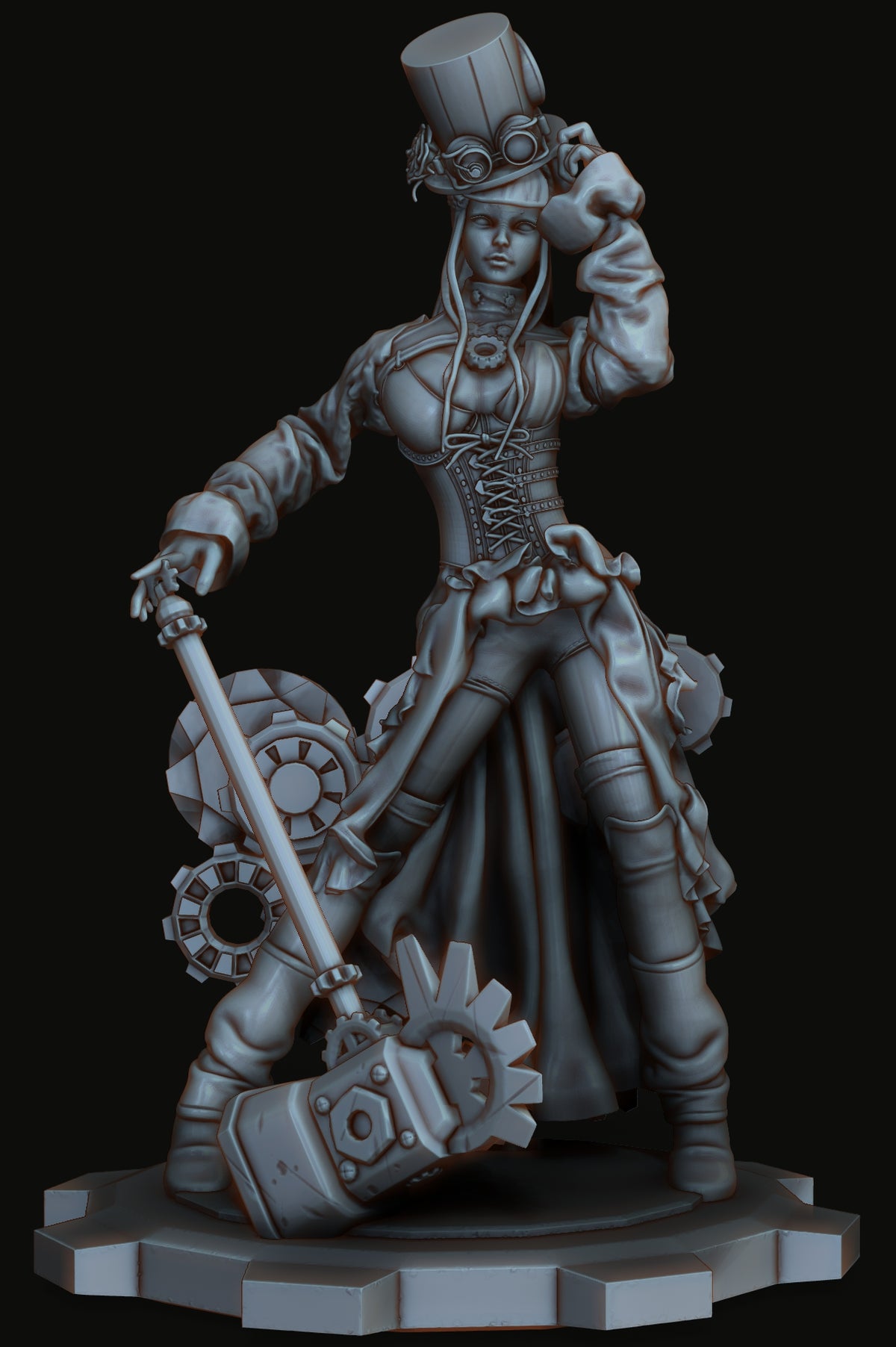 IRON DOLL resin figure