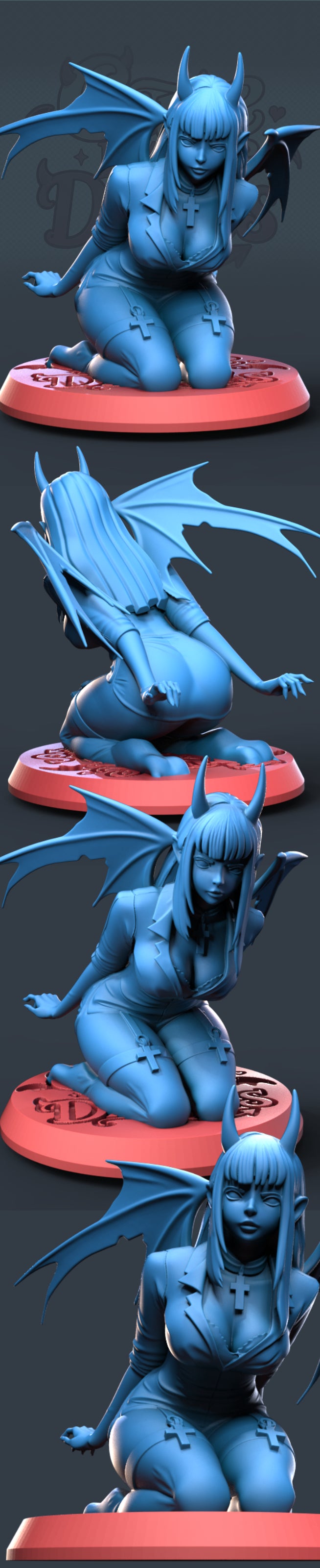 MOMO ONIHEART resin figure